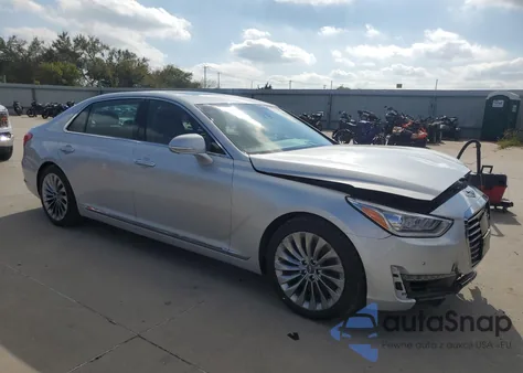 2018 Genesis G90 Ultimate z USA, uszkodzony, nr VIN KMHG54JH7JU043168